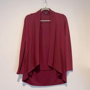 Ambiance Maroon Cardigan Size Small
